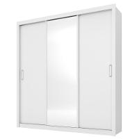 Guarda Roupa 3 Portas 2 Gavetas Residence D02 Branco - Mpozenato - 1