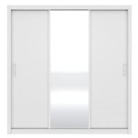 Guarda Roupa 3 Portas 2 Gavetas Residence D02 Branco - Mpozenato