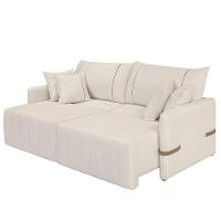 Sofá Cama Retrátil 240cm Essence D05 Linho Cru/camel - Mpozenato - 2