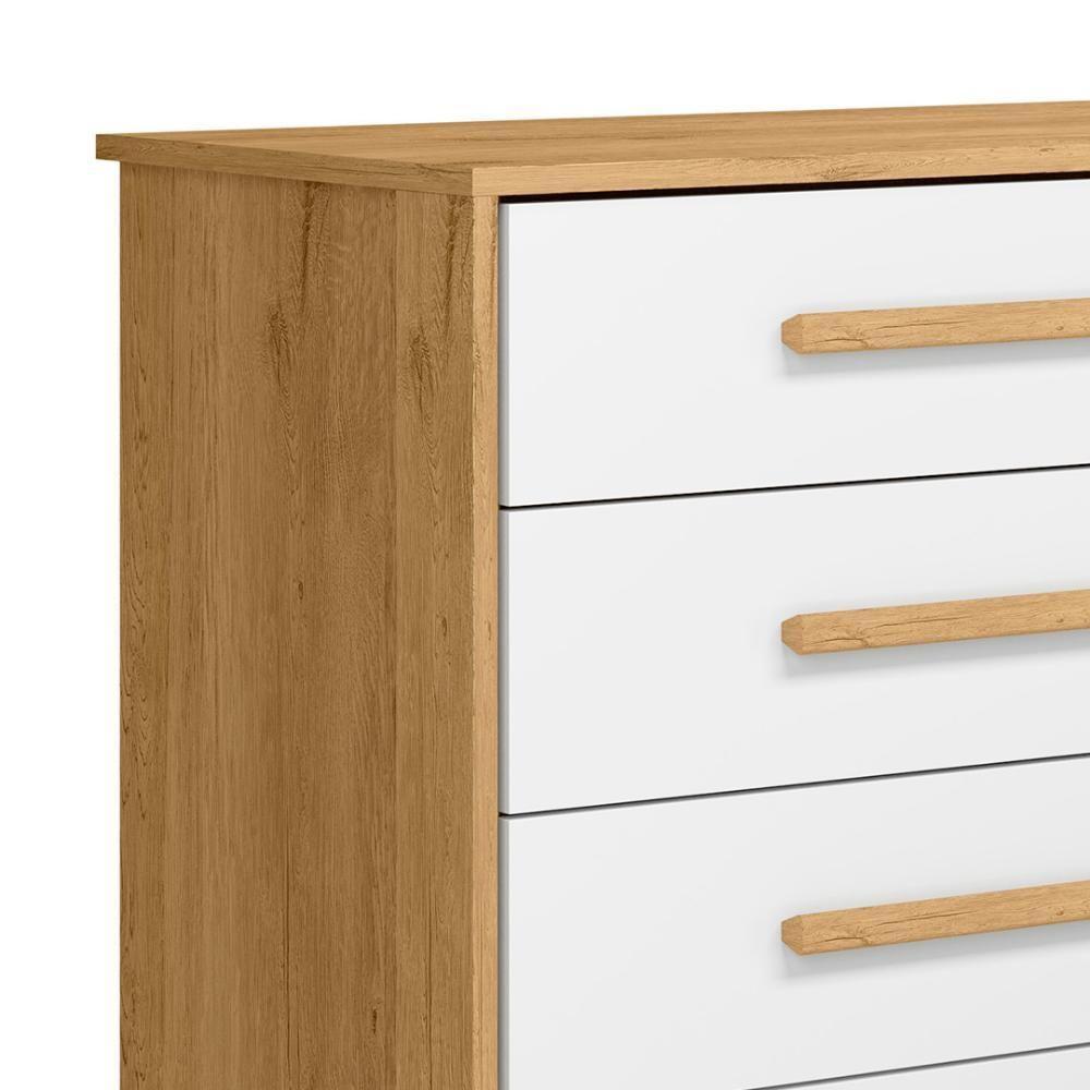 Cômoda Com Sapateira Infantil Q Encanto Slim Freijó-branco - Qmovi - 2