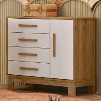 Cômoda Com Sapateira Infantil Q Encanto Slim Freijó-branco - Qmovi - 5