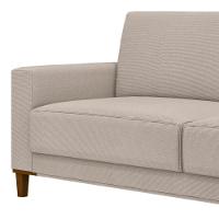 Sofá 3 Lugares 214cm Com 02 Poltronas Zaire M22 Linho Areia - Mpozenato - 8