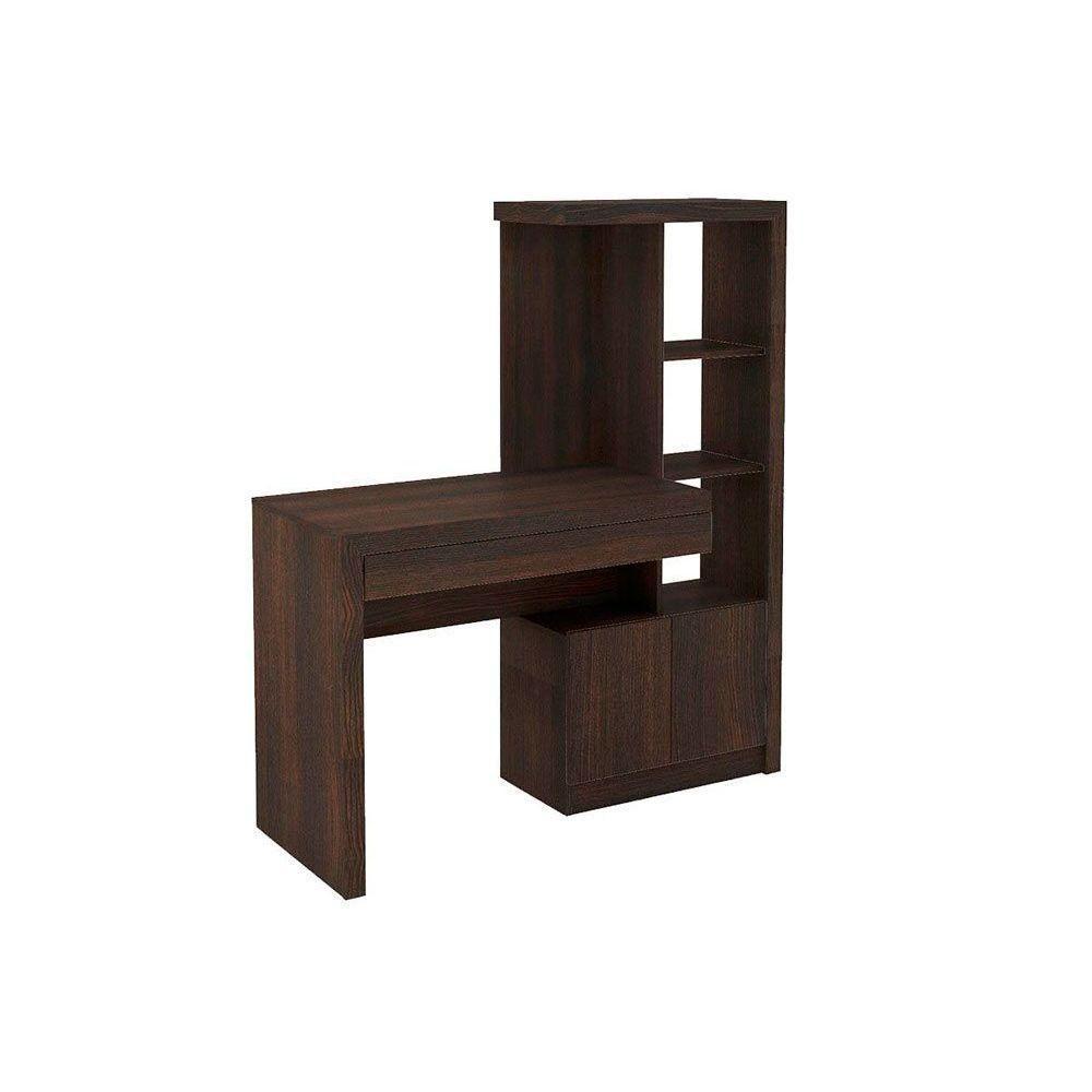 Escrivaninha P/ Escritório Me4143 C/ 2 Portas E 1 Gaveta Rústico - Tecno Mobili - 1