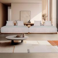 Sofá 4 Lugares Ilha 2 Módulos 180cm Viero S06 Boucle Bege - Mpozenato - 2