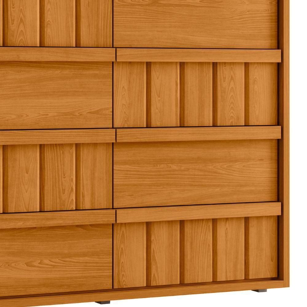 Cômoda Para Quarto Com 8 Gavetas 136cm Avila Cinamomo Z10 - Mpozenato - 5