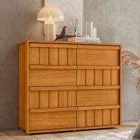 Cômoda Para Quarto Com 8 Gavetas 136cm Avila Cinamomo Z10 - Mpozenato - 2