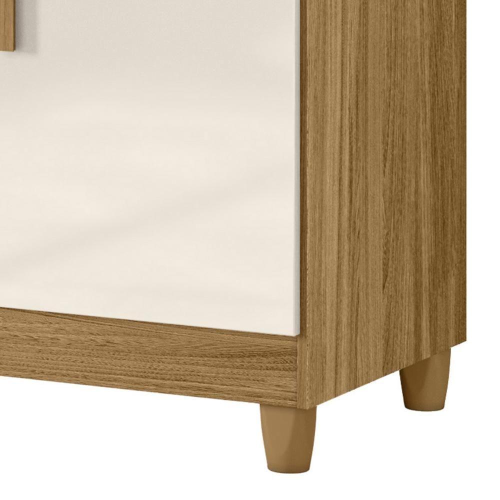 Cômoda Para Quarto 104cm Com Espelho Kyra Freijó-off Z17 - Mpozenato - 7