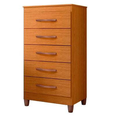 Cômoda Para Quarto 5 Gavetas 56cm Thais A02 Cinamomo - Mpozenato