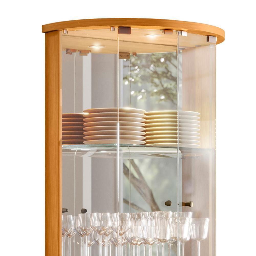 Cristaleira De Vidro Melina E Buffet Monica Z10 Off-cinamomo - Mpozenato - 7