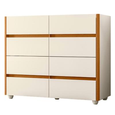 Cômoda Para Quarto 8 Gavetas 120cm Lynd A02 Off-cinamomo - Mpozenato