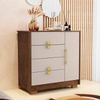 Cômoda Para Quarto 93cm Com 1 Porta Nara Imbuia-fendi V02 - Mpozenato - 7