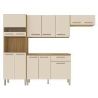 Cozinha Compacta Com Balcão 251cm Louis Plus Freijó-soft Z06 - Mpozenato - 1