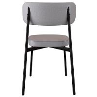 Cadeira De Jantar Estofada Kit 8 Ella M25 Linho Cinza Cl - Mpozenato - 7