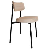 Cadeira De Jantar Estofada Kit 2 Ella M25 Linho Areia - Mpozenato - 5