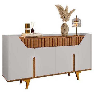 Buffet Aparador Sala De Estar 180cm Zayn Off-cinamomo B02 - Mpozenato