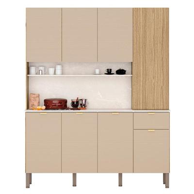 Cozinha Compacta 8 Portas 161cm Soul Z06 Freijó-vanilla - Mpozenato