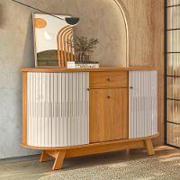 Buffet Aparador Sala De Estar 135cm Toni Z10 Off-cinamomo - Mpozenato - 2