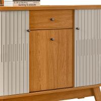 Buffet Aparador Sala De Estar 135cm Toni Z10 Off-cinamomo - Mpozenato - 5