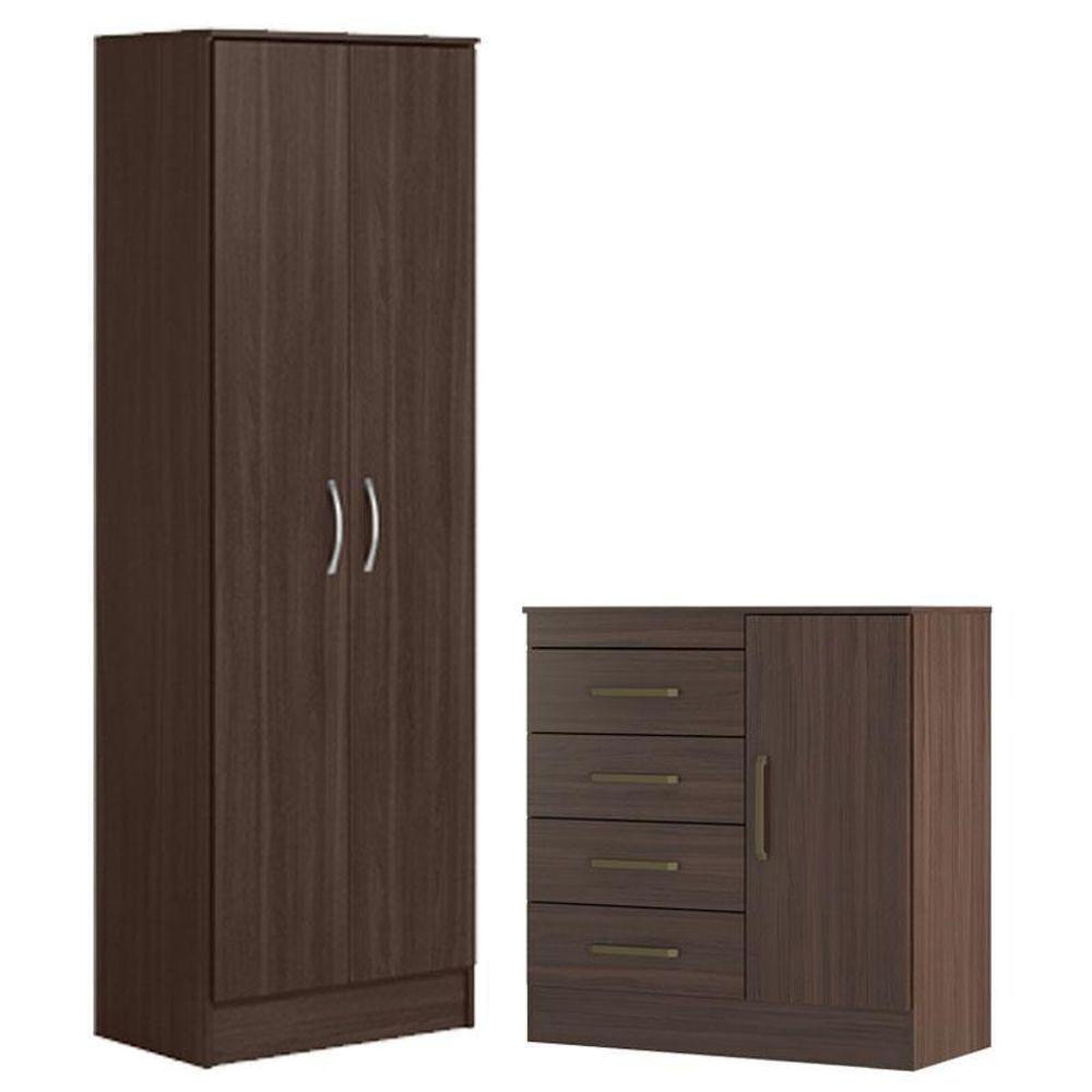 Cômoda Montevideu E Sapateira Multiuso Golden Café Touch - Demóbile - 1