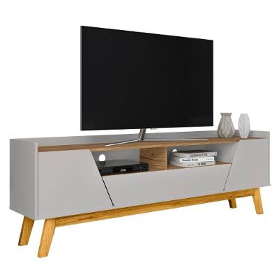 Rack Bancada Para Tv 70 Pol 180cm Flora Off/cinamomo B02 - Mpozenato