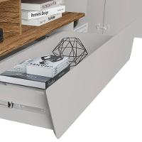 Rack Bancada Para Tv 70 Pol 180cm Flora Off/cinamomo B02 - Mpozenato - 7