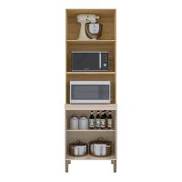 Paneleiro Cozinha Torre Quente Duplo Minsk Vanilla/freijó Z06 - Mpozenato - 6