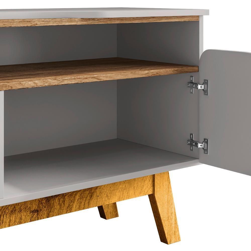 Rack Bancada Para Tv 75 Pol 180cm Rita Off/cinamomo B02 - Mpozenato - 5