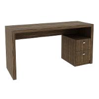 Mesa Para Computador Escrivaninha 2 Gavetas Me4130 Nogal - Tecno Mobili