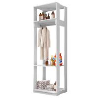 Módulo Guarda Roupa Closet Com Prateleiras Titan Branco Velluto - Móveis Leão - 1