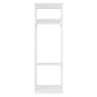Módulo Guarda Roupa Closet Com Prateleiras Titan Branco Velluto - Móveis Leão - 3