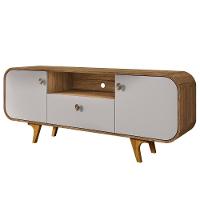 Rack Bancada Para Tv 55 Pol 156cm Demi Cinamomo/off B02 - Mpozenato - 8