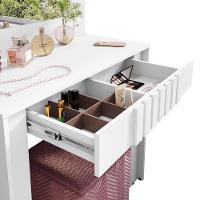 Penteadeira Camarim 90cm Com Espelho Lilian Branco B02 - Mpozenato - 6