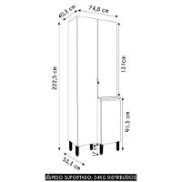 Paneleiro De Cozinha 3 Portas Minsk Branco/freijó Z06 - Mpozenato