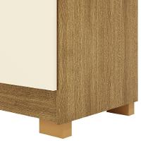 Guarda Roupa Casal 218cm Com Espelho Bolty Nature/champanhe V02 - Mpozenato - 9