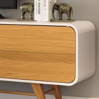 Rack Para Sala Bancada De Tv 85 Pol 220cm época Off/cinamomo - Hb Móveis - 7