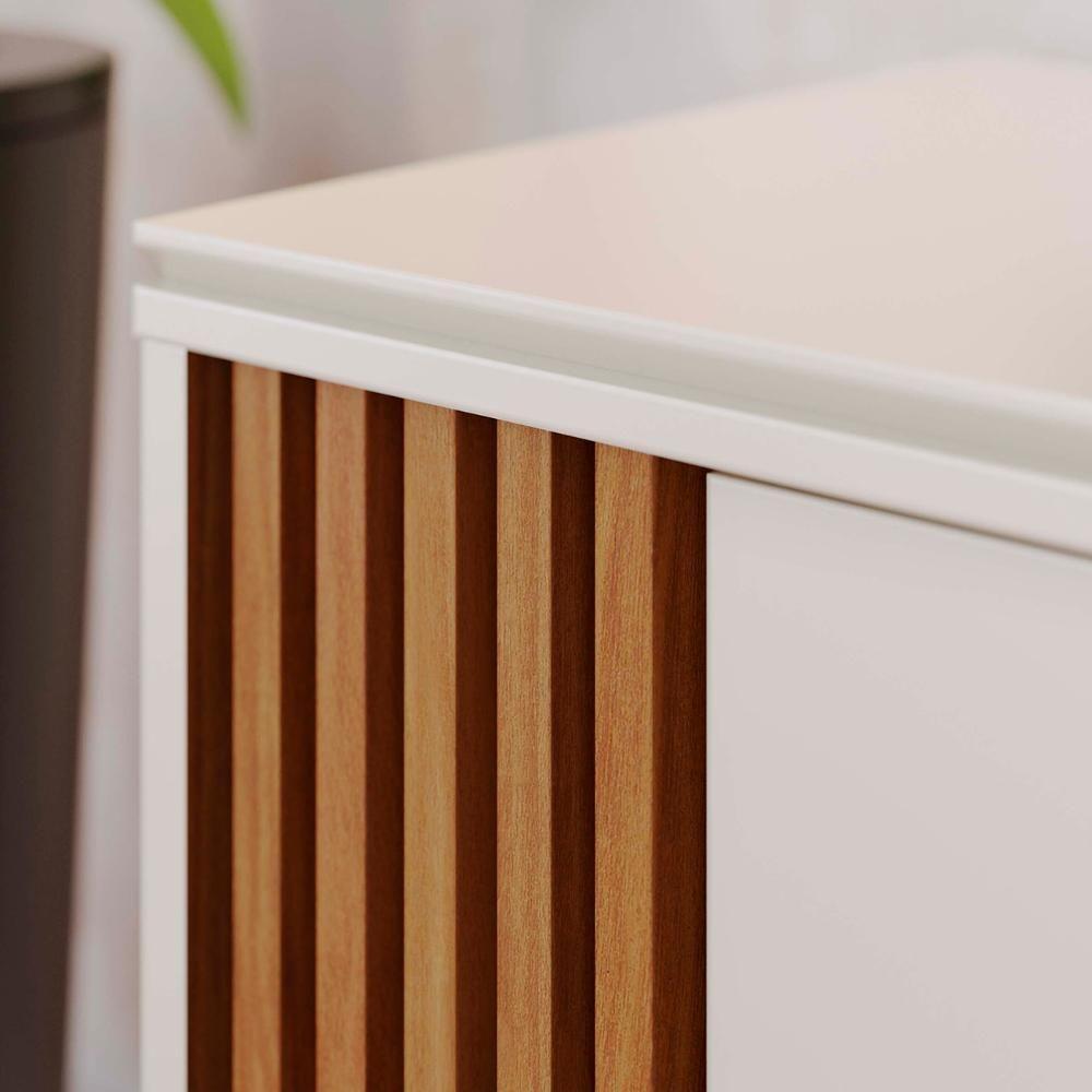 Rack Bancada Para Tv 60 Pol 160cm Diana Off White/freijó C05 - Mpozenato - 7