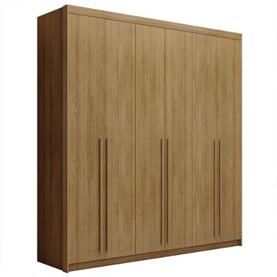 Guarda Roupa Casal 6 Portas 3 Gavetas 233cm Dubai Nature - Vila Rica