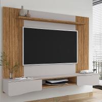 Painel Tv 65 Pol E Bancada Suspensa 177cm Ivai Cinamomo/off B02 - Mpozenato - 2