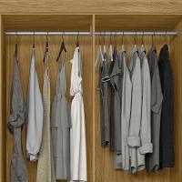 Guarda Roupa Casal 165cm Com Espelho Parla Freijó/off Z17 - Mpozenato - 8