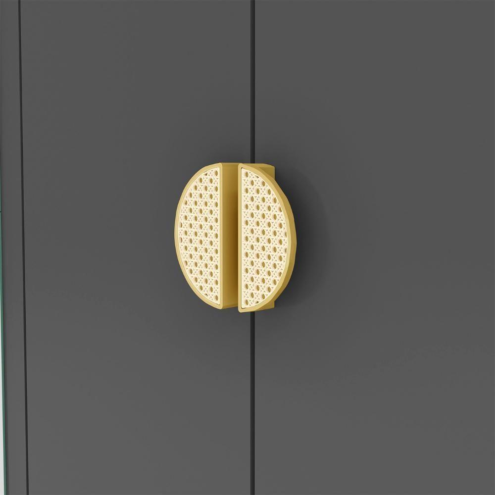 Guarda Roupa Casal 203cm Com 6 Portas Leo Nature/alasca V02 - Mpozenato - 8