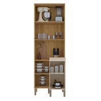 Paneleiro De Cozinha 3 Portas Minsk Vanilla/freijó Z06 - Mpozenato - 6