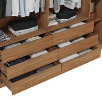 Guarda Roupa Casal Com 2 Espelhos 6 Portas Martin C01 Buriti - Mpozenato - 10