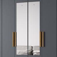Guarda Roupa Casal 204cm Com Espelho Vitta Freijó/cinza Z17 - Mpozenato - 7