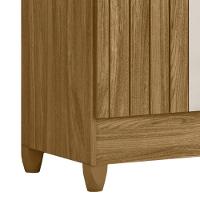 Guarda Roupa Casal 165cm Com Espelho Khani Freijó/off Z17 - Mpozenato - 6