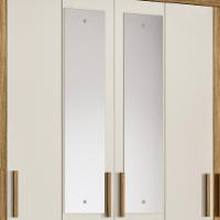 Guarda Roupa Casal 165cm Com Espelho Khani Freijó/off Z17 - Mpozenato - 7