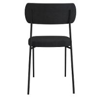 Kit 6 Cadeiras Estofadas Milli Corano/linho A14 Caramelo/grafite - Mpozenato - 6