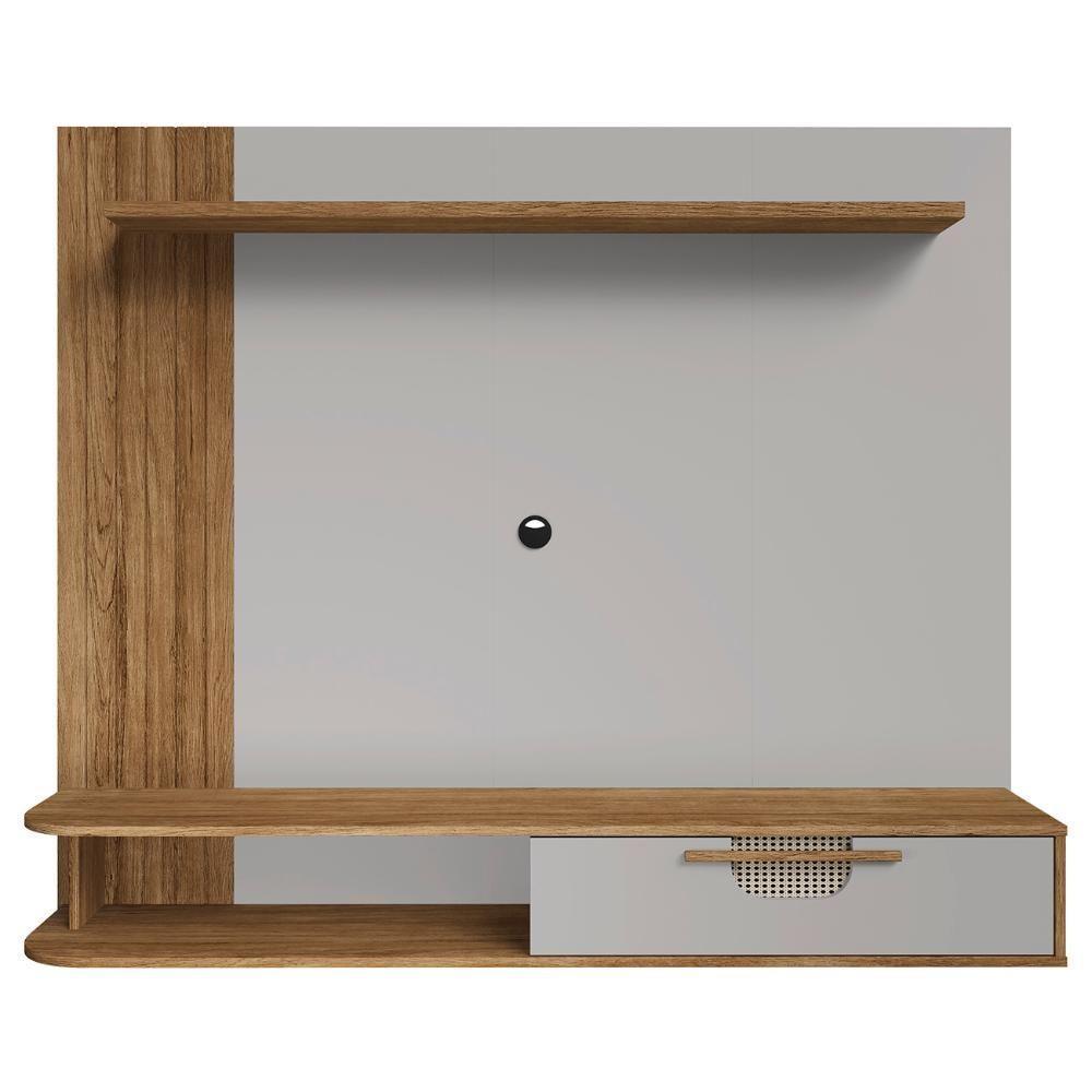 Painel Tv 65 Pol E Bancada Suspensa 161cm Malu Cinamomo/off B02 - Mpozenato - 7