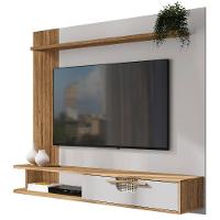 Painel Tv 65 Pol E Bancada Suspensa 161cm Malu Cinamomo/off B02 - Mpozenato - 1