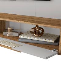 Painel Tv 65 Pol E Bancada Suspensa 161cm Malu Cinamomo/off B02 - Mpozenato - 6