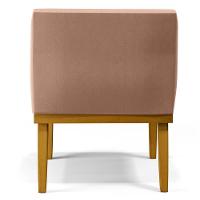 Kit 2 Poltronas Decorativas Vitória W01 Linho Rosê - Mpozenato - 6